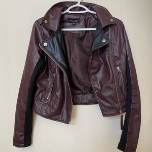 Faux Leather Jacket